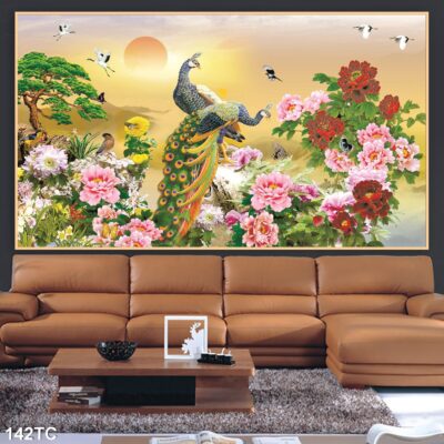 tranh công mẫu đơn, tranh hoàng anh