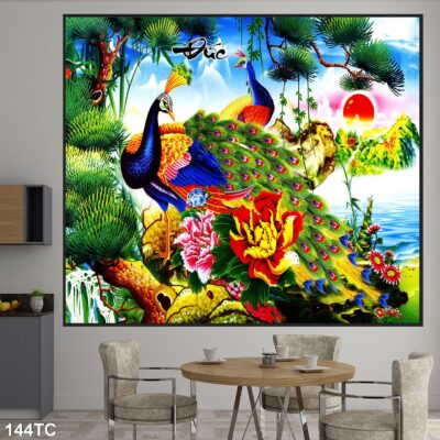 tranh công mẫu đơn, tranh hoàng anh