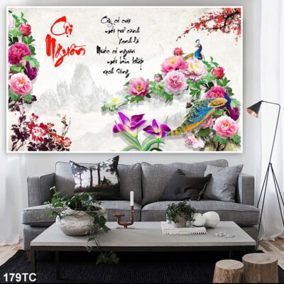 tranh công mẫu đơn, tranh hoàng anh