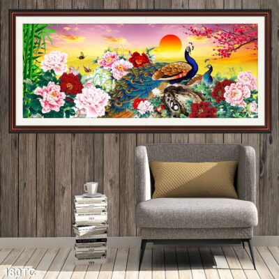 tranh công mẫu đơn, tranh hoàng anh