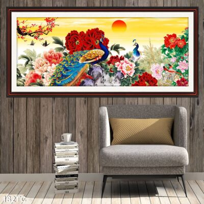 tranh công mẫu đơn, tranh hoàng anh