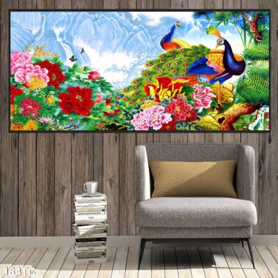 tranh công mẫu đơn, tranh hoàng anh