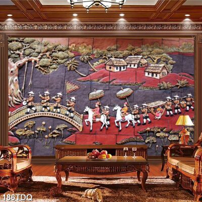 tranh đồng quê, làng quê việt nam