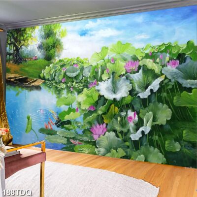 tranh đồng quê, làng quê việt nam