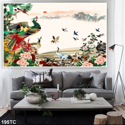 tranh công mẫu đơn, tranh hoàng anh