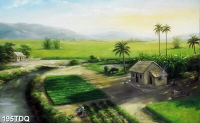 Tranh đồng quê, làng quê Việt Nam