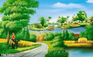 Tranh đồng quê, làng quê Việt Nam