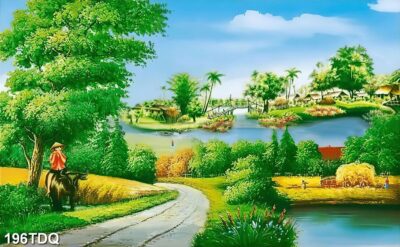 Tranh đồng quê, làng quê Việt Nam