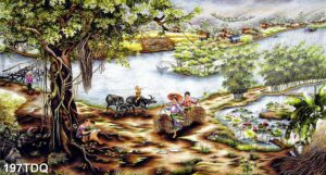 Tranh đồng quê, làng quê Việt Nam