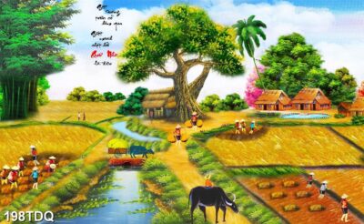 Tranh đồng quê, làng quê Việt Nam