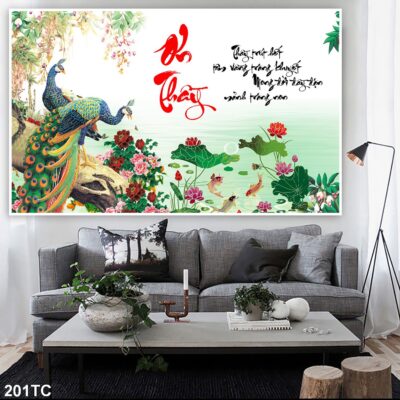 tranh công mẫu đơn, tranh hoàng anh