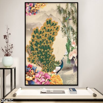 tranh công mẫu đơn, tranh hoàng anh