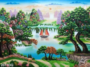 Tranh đồng quê, làng quê Việt Nam