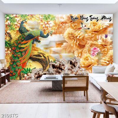 tranh công mẫu đơn, tranh hoàng anh