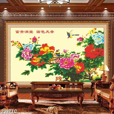 tranh công mẫu đơn, tranh hoàng anh