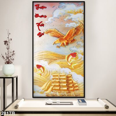 tranh tráng gương thuận buồm xuôi gió