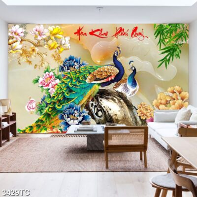 tranh công mẫu đơn, tranh hoàng anh