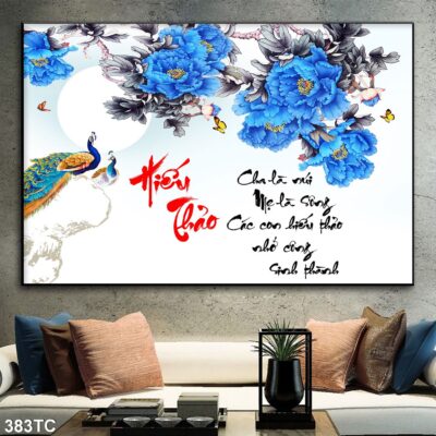 tranh công mẫu đơn, tranh hoàng anh