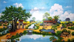 Tranh đồng quê, làng quê Việt Nam