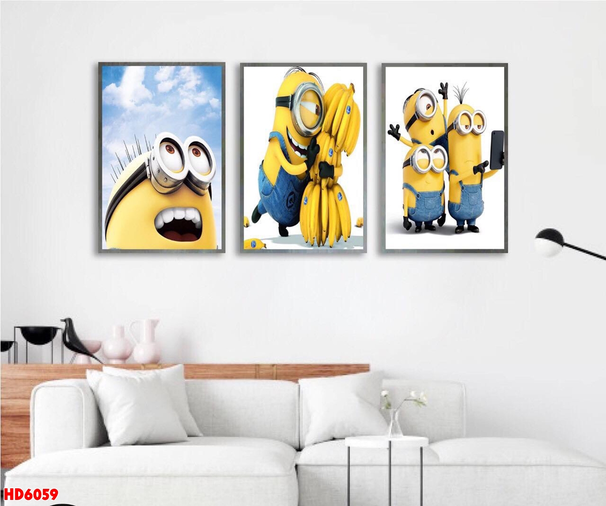 Bộ 3 tranh tráng gương hiện đại, bình hoa trang trí phòng khách, phòng bếp, khách sạn