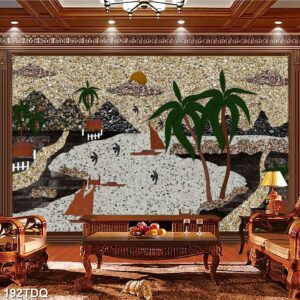 Tranh treo tường phong cảnh đồng quê – làng quê nông thôn Việt Nam