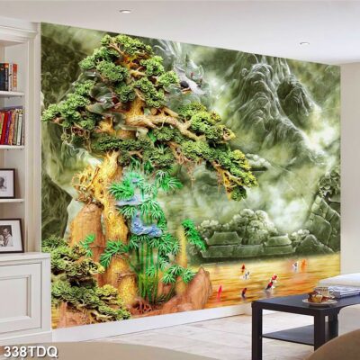 Tranh treo tường phong cảnh đồng quê – làng quê nông thôn Việt Nam