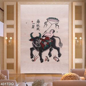 Tranh treo tường phong cảnh đồng quê – làng quê nông thôn Việt Nam