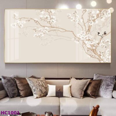 Tranh Chim và Hoa Trung Quốc Trang Trí Phòng Khách Sang Trọng, Tinh Tế, Hiện Đại