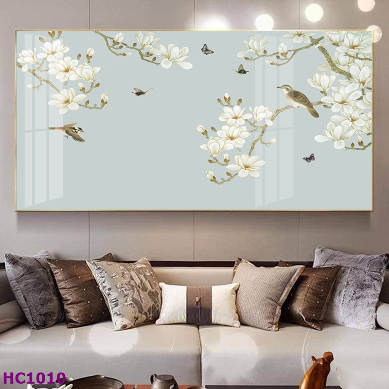 HC1010 Tranh Chim và Hoa Trung Quốc Trang Trí Phòng Khách Sang Trọng, Tinh Tế, Hiện Đại Tranh Chim và Hoa Trung Quốc Trang Trí Phòng Khách Sang Trọng, Tinh Tế, Hiện Đại