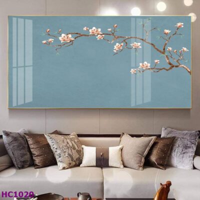 Tranh Chim và Hoa Trung Quốc Trang Trí Phòng Khách Sang Trọng, Tinh Tế, Hiện Đại