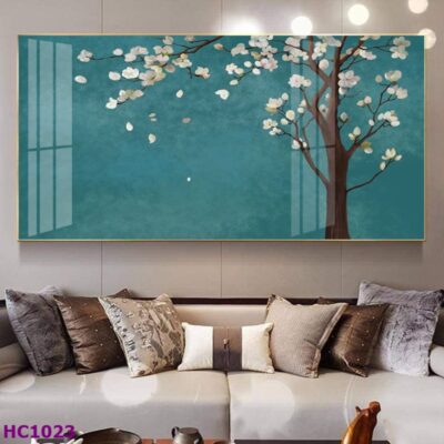 Tranh Chim và Hoa Trung Quốc Trang Trí Phòng Khách Sang Trọng, Tinh Tế, Hiện Đại