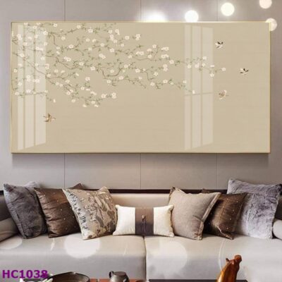 Tranh Chim và Hoa Trung Quốc Trang Trí Phòng Khách Sang Trọng, Tinh Tế, Hiện Đại