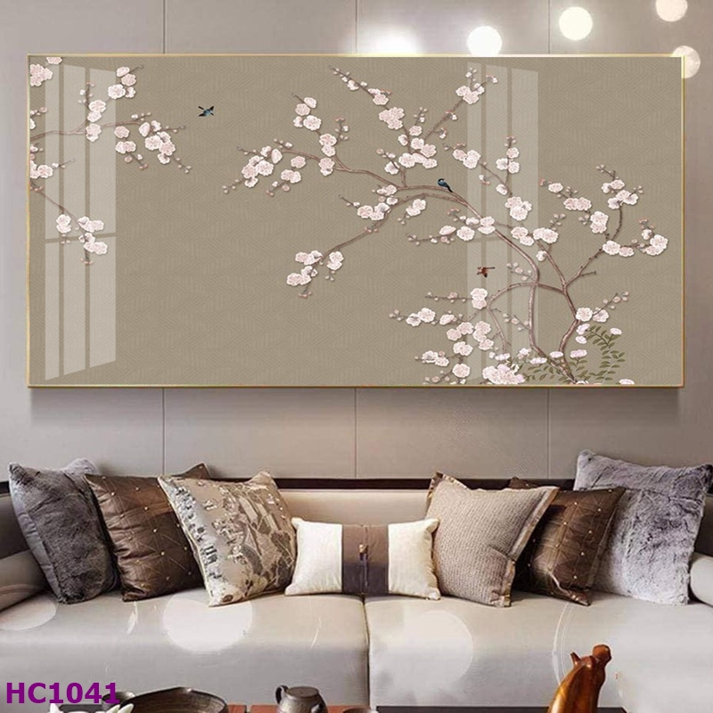 HC1041 Tranh Chim và Hoa Trung Quốc Trang Trí Phòng Khách Sang Trọng, Tinh Tế, Hiện Đại Tranh Chim và Hoa Trung Quốc Trang Trí Phòng Khách Sang Trọng, Tinh Tế, Hiện Đại