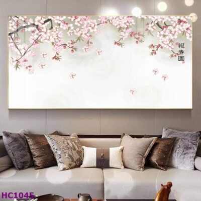 Tranh Chim và Hoa Trung Quốc Trang Trí Phòng Khách Sang Trọng, Tinh Tế, Hiện Đại