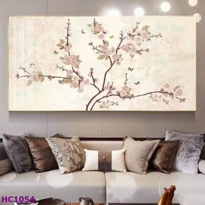 Tranh Chim và Hoa Trung Quốc Trang Trí Phòng Khách Sang Trọng, Tinh Tế, Hiện Đại