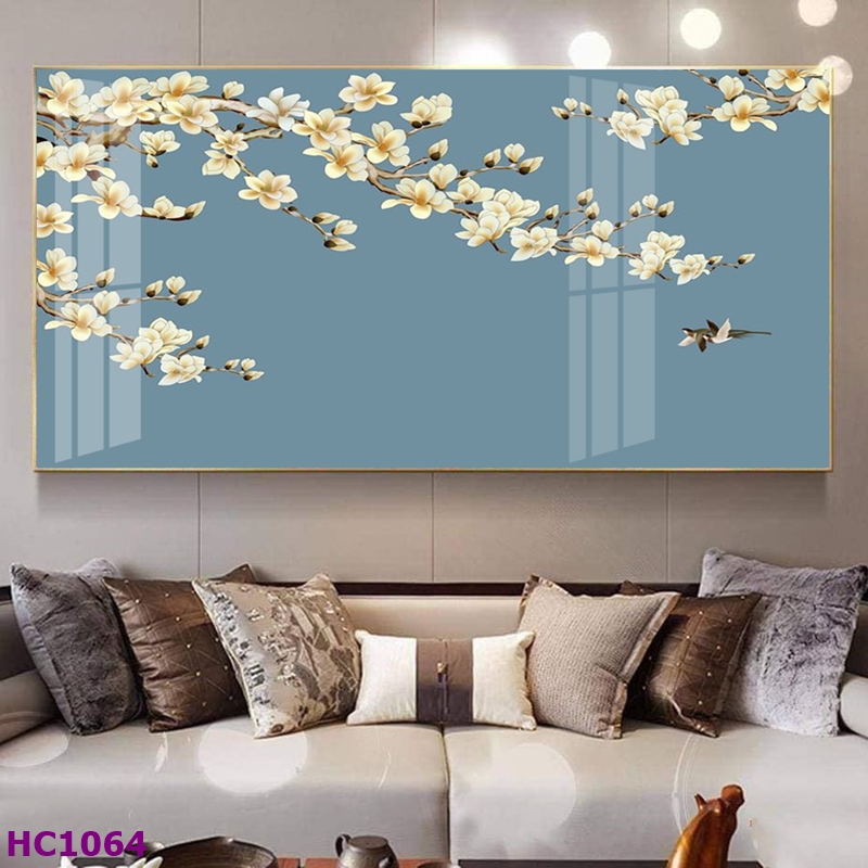 HC1064 Tranh Chim và Hoa Trung Quốc Trang Trí Phòng Khách Sang Trọng, Tinh Tế, Hiện Đại Tranh Chim và Hoa Trung Quốc Trang Trí Phòng Khách Sang Trọng, Tinh Tế, Hiện Đại