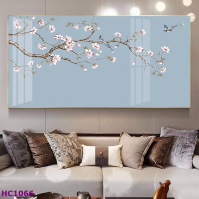 Tranh Chim và Hoa Trung Quốc Trang Trí Phòng Khách Sang Trọng, Tinh Tế, Hiện Đại