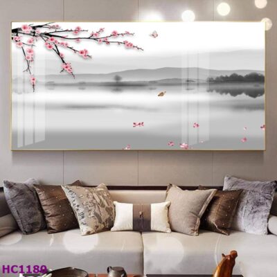 Tranh Chim và Hoa Trung Quốc Trang Trí Phòng Khách Sang Trọng, Tinh Tế, Hiện Đại