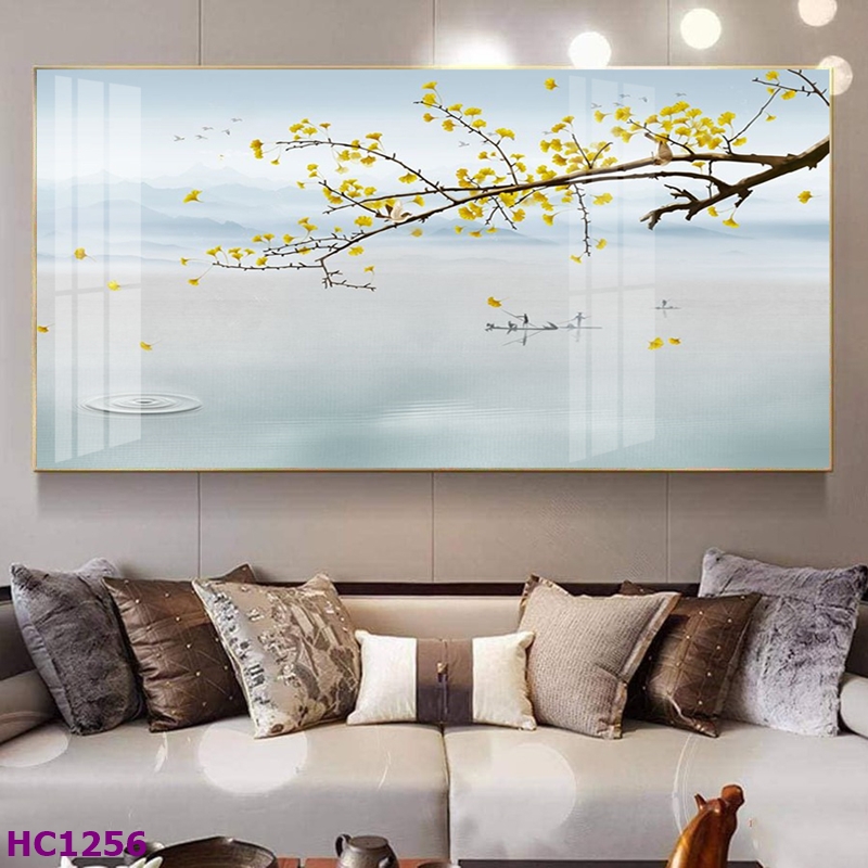 HC1256 Tranh Chim và Hoa Trung Quốc Trang Trí Phòng Khách Sang Trọng, Tinh Tế, Hiện Đại Tranh Chim và Hoa Trung Quốc Trang Trí Phòng Khách Sang Trọng, Tinh Tế, Hiện Đại