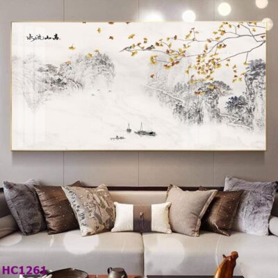 Tranh Chim và Hoa Trung Quốc Trang Trí Phòng Khách Sang Trọng, Tinh Tế, Hiện Đại
