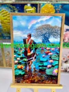 Tranh tráng gương Thầy Thích Minh Tuệ