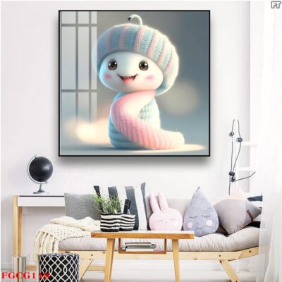 Tranh tráng gương 12 con giáp