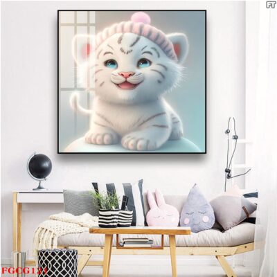 Tranh tráng gương 12 con giáp