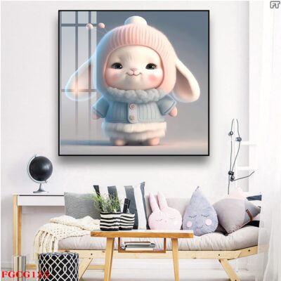 Tranh tráng gương 12 con giáp