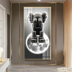 Tranh-trang-guong-Gau-Bearbrick